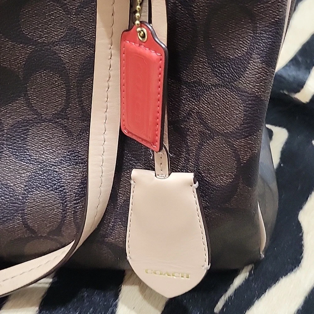 Coach Peyton Jordan Double Zip Carryall | Signature Monogram | F26187